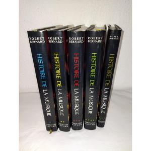 History Of Music The Forms Of Art Robert Bernard 5 Illustrated Volumes Collection