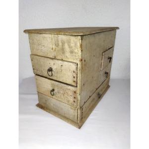 Layette Old Jeweler's Trade Furniture Compartments Small Storage Drawers
