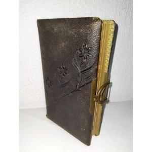 Illustrated Photo Album Seasons Art Nouveau Binding 19th Century
