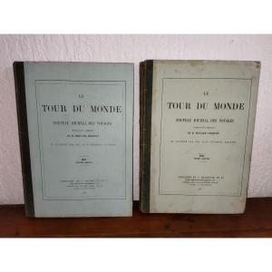 Around The World Travel Journal Illustrations Ethnology Edouard Charton 1867 Complete