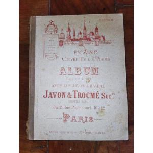 Album Ornaments For Buildings And Architecture Works Of Art Zinc Copper Javon Trocmé Paris