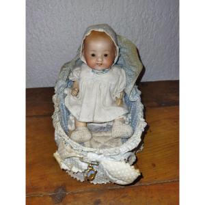 Armand Marseille Germany Baby Doll Sleeping Toy Antique Porcelain & Composition Collection