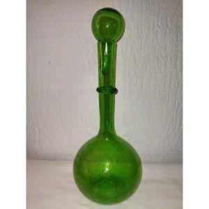 Biot Large Bubbled Blown Glass Carafe, Tableware, 46cm