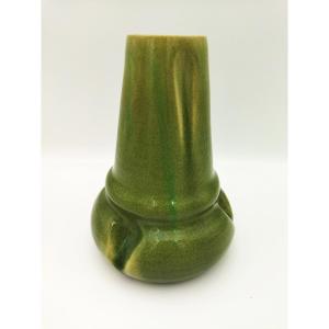 Clément Massier Vallauris Golf Juan Art Deco Vase Glazed Earthenware Collection
