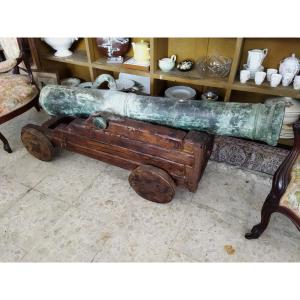Plaster Cannon Replica Artillery Set Theatre Decoration Militaria Folk Art Curiosity