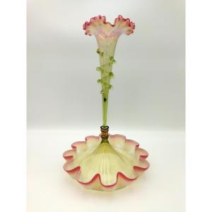 Murano Multicolored Blown Glass Centerpiece, Tulip Tree Soliflore, 19th Century Collection