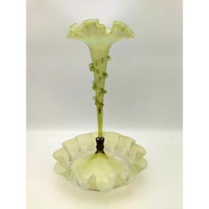 Murano Blown Glass Centerpiece Tulip Tree Soliflore Art Nouveau 19th Century 