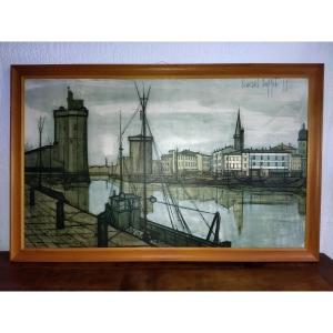 Bernard Buffet Canvas Print "la Rochelle" Braun Edition Garnier Gallery 1960
