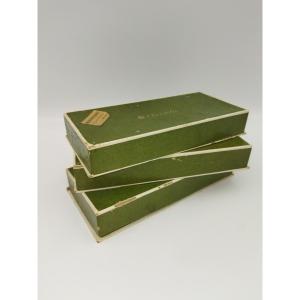 Christofle 12 Mazagran Sorbet Spoons, Silver-plated Metal, Hallmarked, Tableware