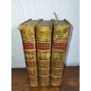 Roland The Furious, Heroic Poem By Ariosto, Antique Collectible Books, 1780