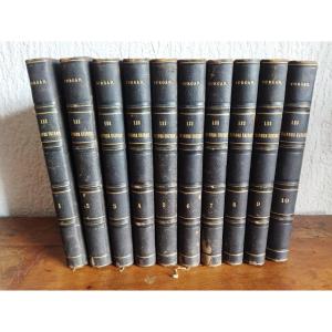 Large Factories In France And Europe, 10 Volumes, By Turgan, 1870