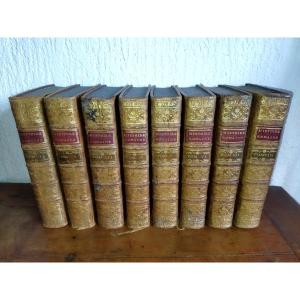 Roman History From The Foundation To Actium 8 Volumes By Rollin & Crevier 1752