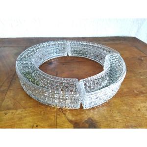 Flower Picks, Centerpiece, Molded Glass, Enameling, Crystal Factory, Du Bourget Paris XIX