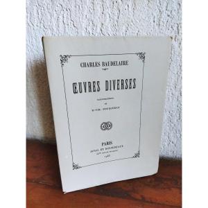 Charles Baudelaire Miscellaneous Works: Illustrations & Red Chalk Fouqueray 1933 Copy No. 230 