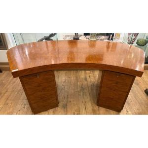 Art-deco Half-moon Desk