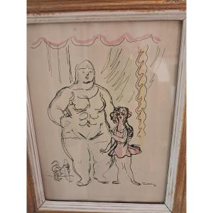 Emile Tudeau, The Acrobats, The Circus, 1946