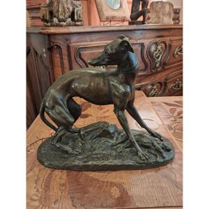 Bronze Greyhound With Hare Oar Th Gechter 1844