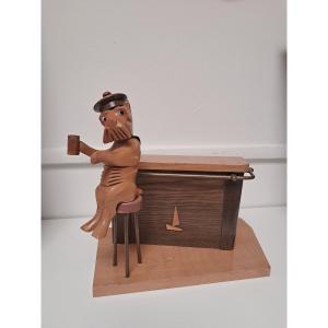 Fox Terrier Cigarette Dispenser At The Bar