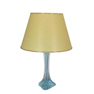 Sèvres Crystal Neodymium Glass Lamp, 1960s Design Alexandrite Table Lamp