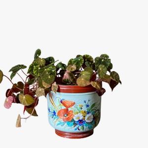 Paris Porcelain Cachepot, Late 19th Century