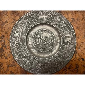 Nuremberg Paten, Pewter, 17th Century