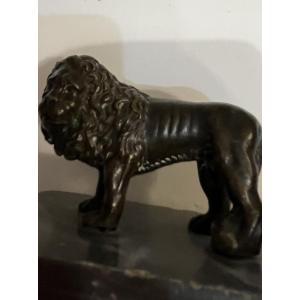 Statuette Representing A Roman Lion, Grand Tour