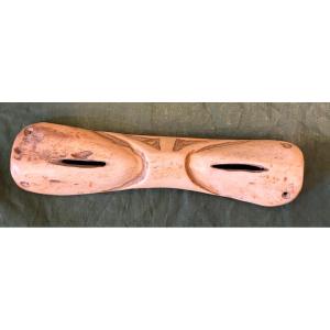 Carved Bone Eyeglasses, Inuit, Early 20th Century