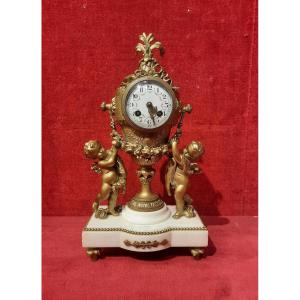 Pendulum With Putti From The Napoleon III Period