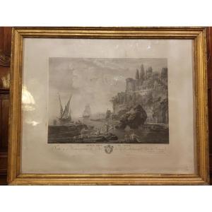 A Pair Of Lithographs Engraved By Allamet Graveuf Du Roi