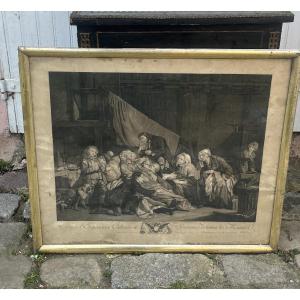 Engraving Of The Empress Of Russia