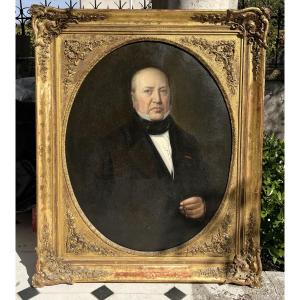 Portrait Of A Gentle Man From The 19th Century