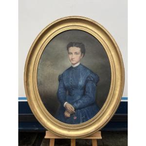 Portrait Of A Young Girl, 19th Century