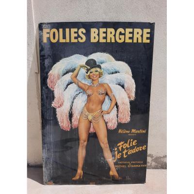Poster Of The Folies Bergères.