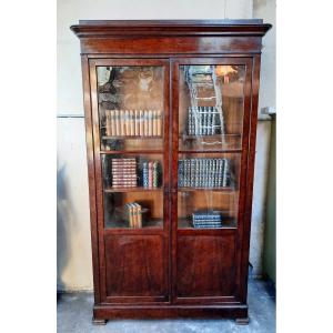 Large Louis Philippe Library From The 19th Century.