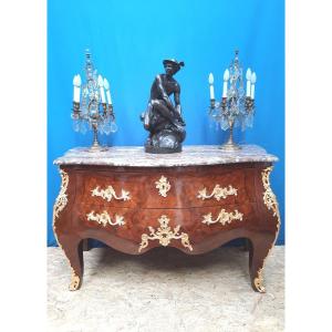 Louis XV Style Chest Of Drawers, Napoleon III Period