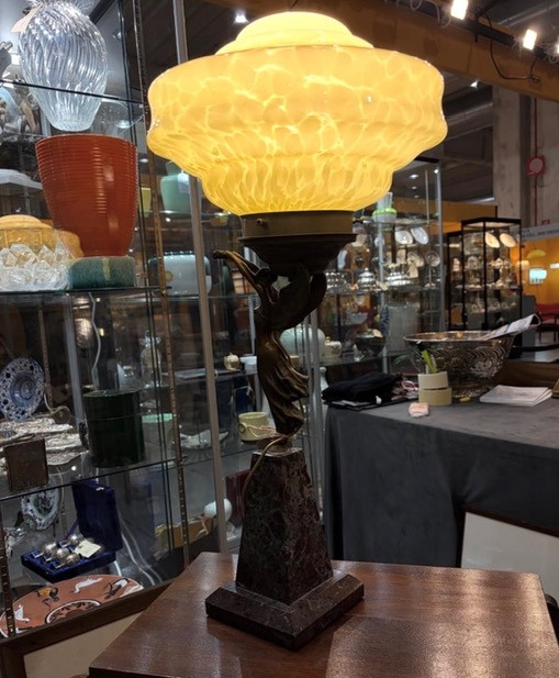 Lampada in bronzo, Deco