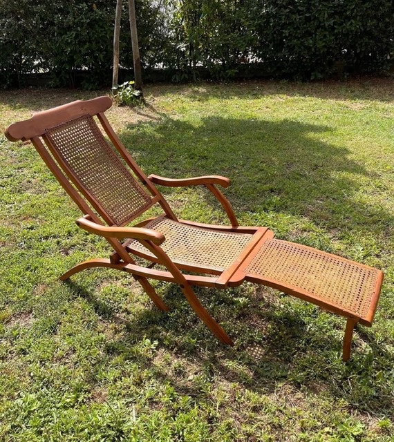 Sedia a sdraio e chaise longue con poggiapied-photo-1