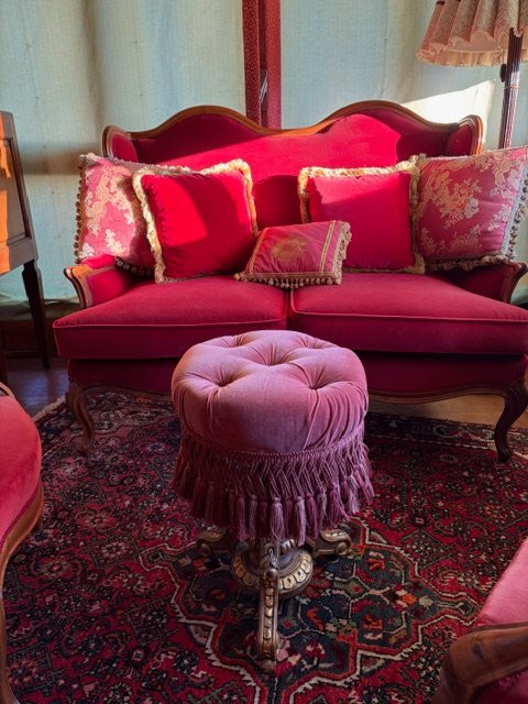 Pouf in stile Napoleone III-photo-1