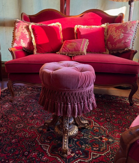 Pouf in stile Napoleone III