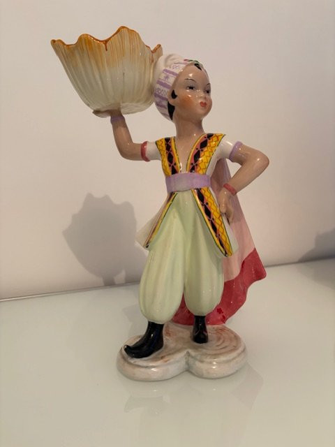 Scultura in ceramica, Odalisca; Giovanni Girardi-photo-3