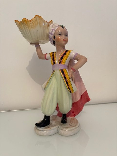 Scultura in ceramica, Odalisca; Giovanni Girardi-photo-6