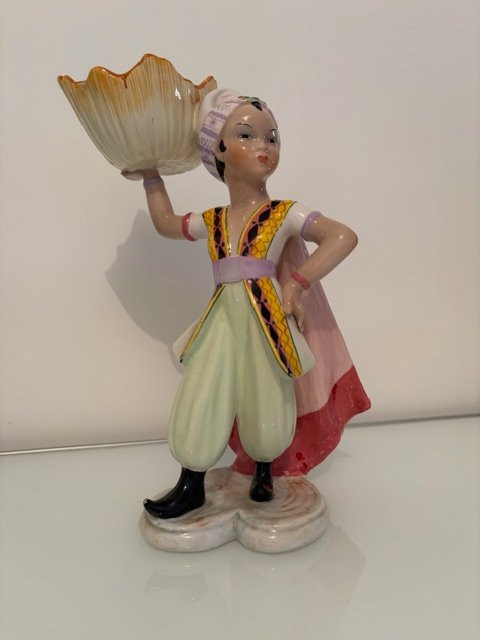 Scultura in ceramica, Odalisca; Giovanni Girardi-photo-7