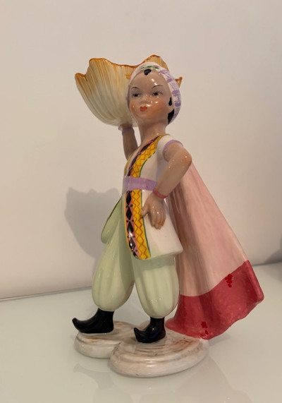 Scultura in ceramica, Odalisca; Giovanni Girardi