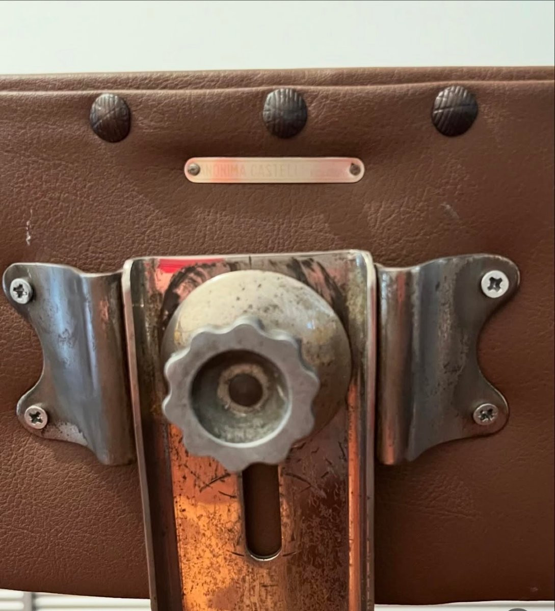 ANONIMA CASTELLI Sedia in legno e metallo-photo-5