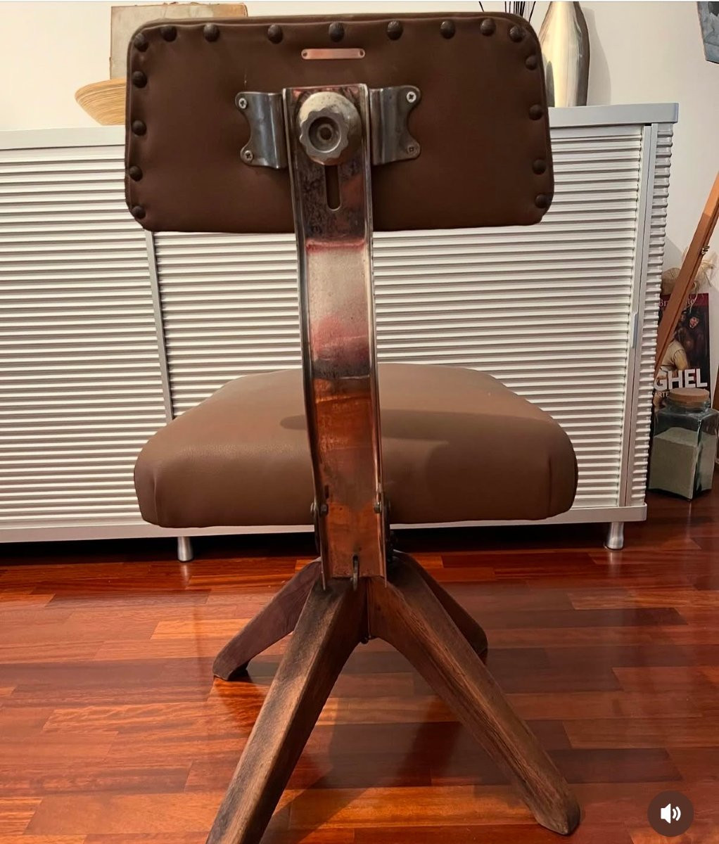 ANONIMA CASTELLI Sedia in legno e metallo-photo-7