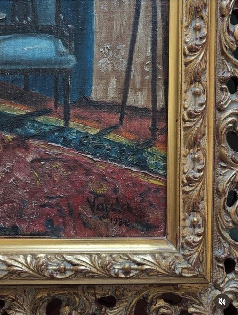 Quadro raff.interno domestico, Vajda-photo-3