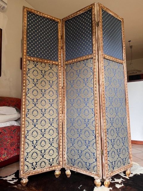 Paravento decorativo a tre pannelli, Stile Luigi XVI-photo-4