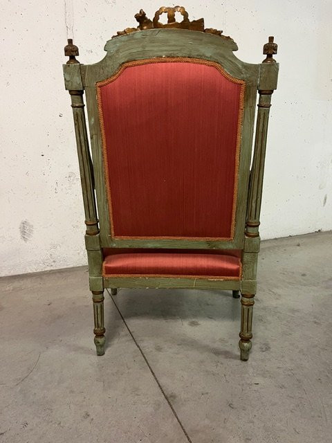 Coppia di poltrone in stile Luigi XVI-photo-4