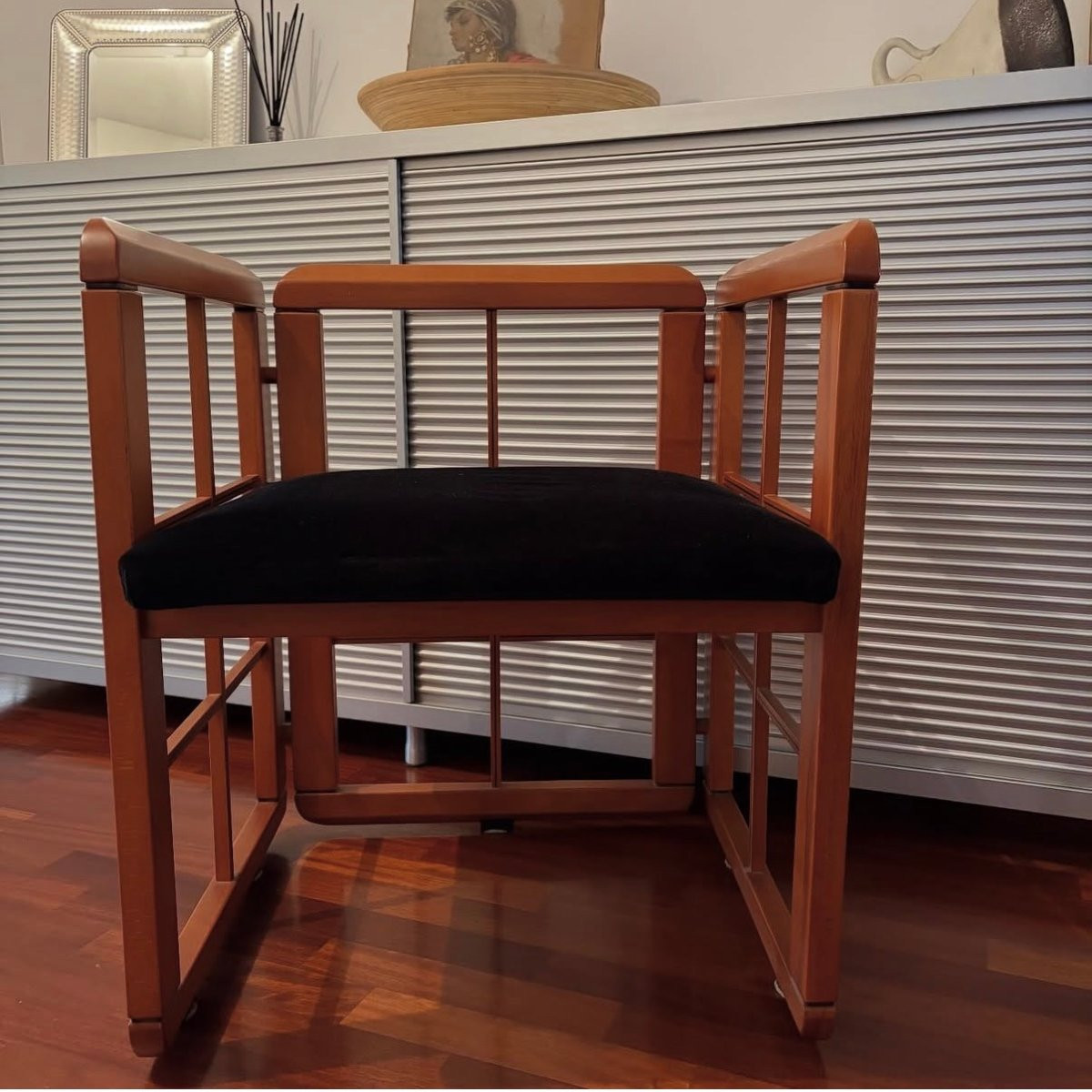 Serie Caccia alla Volpe, Poltroncina in ciliegio, Fabrizio Poldaretti-photo-4