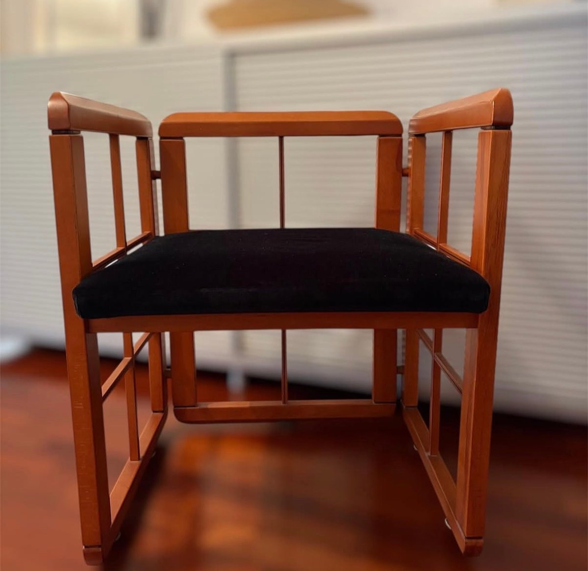 Serie Caccia alla Volpe, Poltroncina in ciliegio, Fabrizio Poldaretti-photo-5